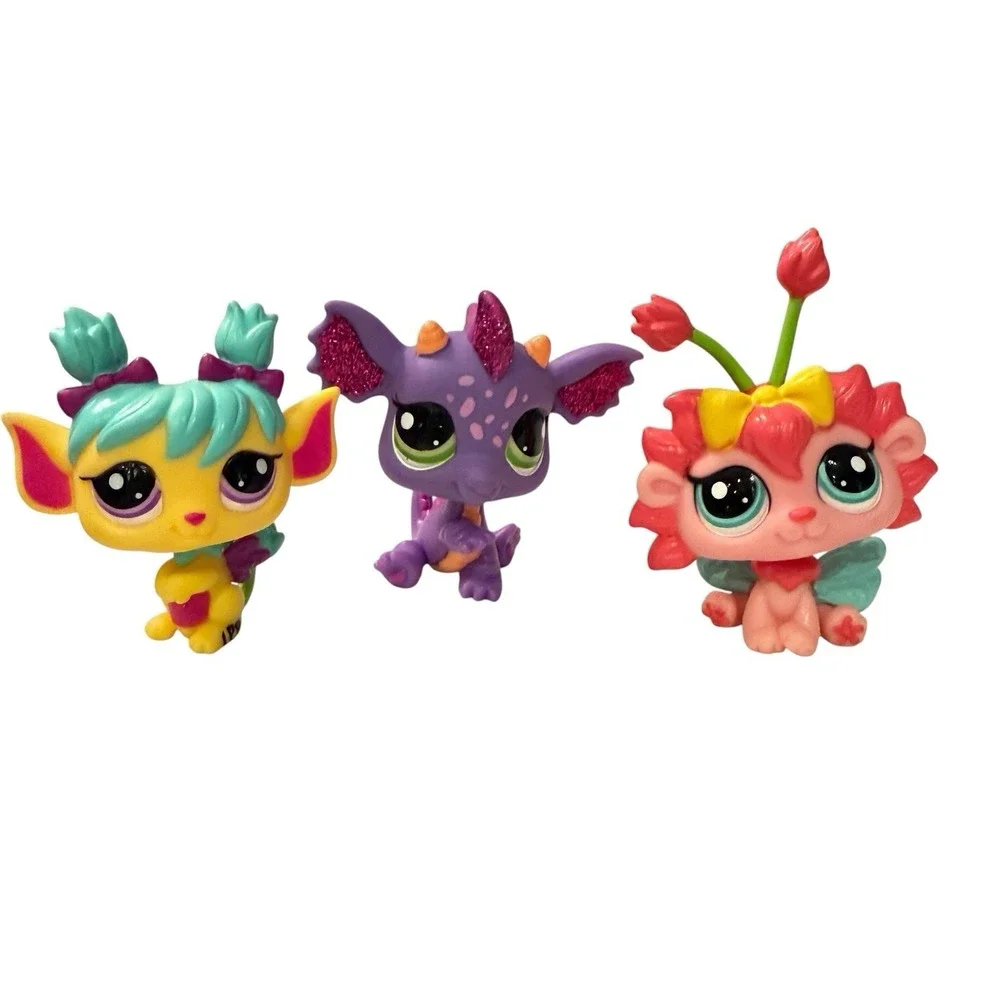 LPS Target Exclusive Glistening Garden #2658 #2659 #2660 Fairy Dragon G2 2011